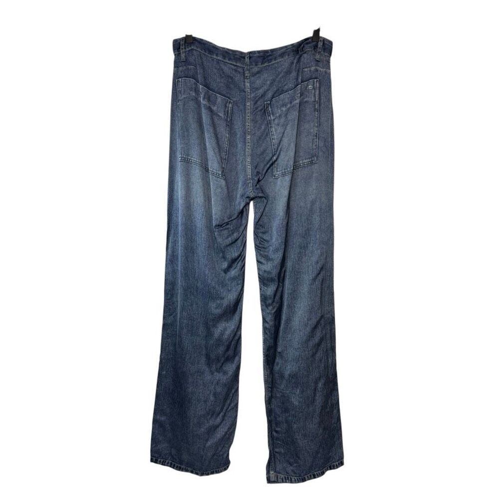 Rag & Bone Miramar Satin Logan Mid Rise Carpenter Jeans 30 - Picture 4 of 9
